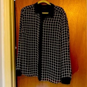 Sheer Jones New York button down blouse